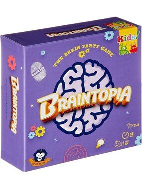 Braintopia Kids Board Brain Party Game English New Sealed For Age 6+